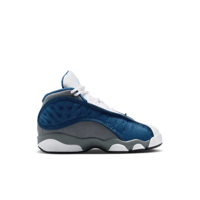 Little Kid's Air Jordan 13 Retro Navy/University Blue-Flint Grey-White DJ3005-400