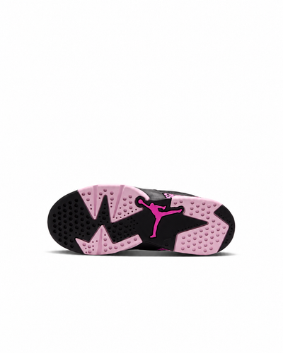 Little Kid's Jordan 6 Retro Low Black/Pink Foam/Laser Fuchsia IQ5506-001