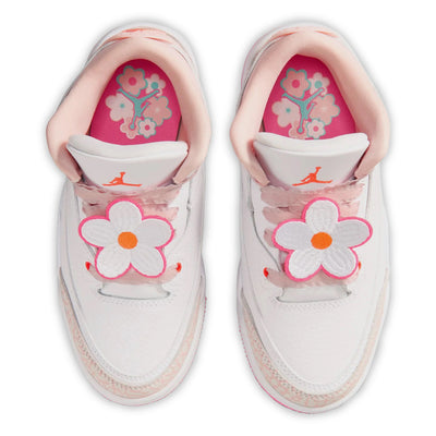 Air Jordan 3 Retro - Spring Flowers - Little Kids' Sneakers