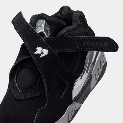 Toddler's Air Jordan 8 Retro Chrome Black/Chrome 305360-007