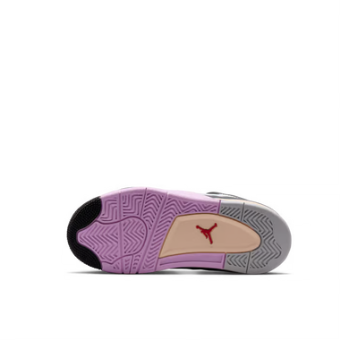 Little Kid's Air Jordan 4 Retro Comic Off White/Anthracite-Neutral Grey-Fire Pink-Light Arctic Pink-Muslin IO2363-100