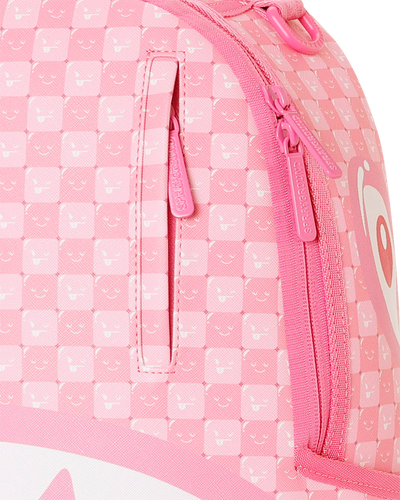 Sprayground Pink New Check Faces Backpack