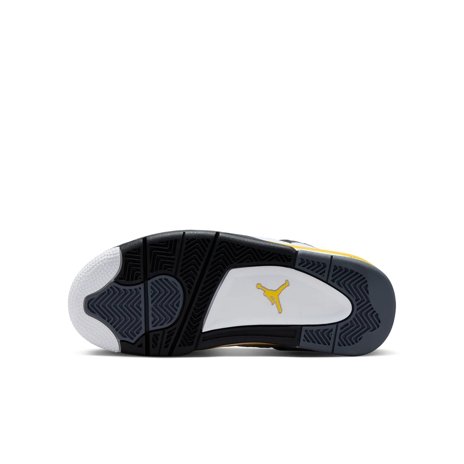 Big Kid's Air Jordan 4 Retro Tour Yellow White/Tour Yellow-Dark Blue Grey-Black 408452-102