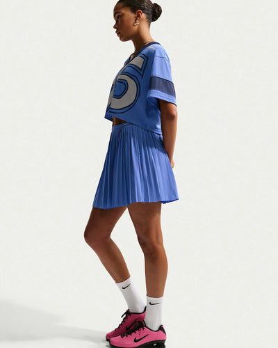 Women's Nike Sportswear Women's Pleated Skirt - Light Medium Blue/Sail 3