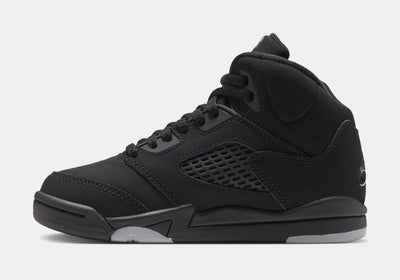 Little Kid's Air Jordan 5 Retro Halloween Black/Black/Picante Red/Glow N The Dark HQ7979-001