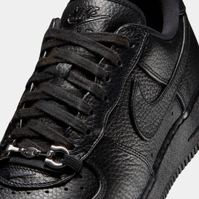 Nike Air Force 1 Low Retro Premium "Black Leather" Men's Sneakers