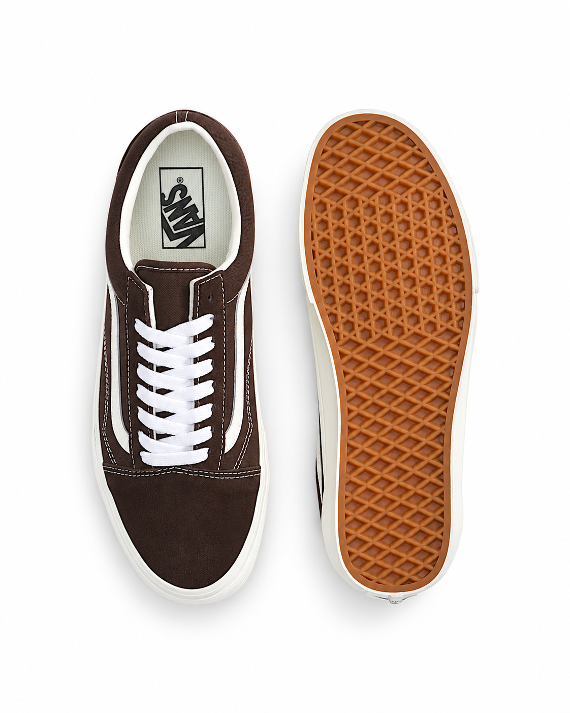 Men's Vans Old Skool Shoe Demitasse Brown VN00110K3N1