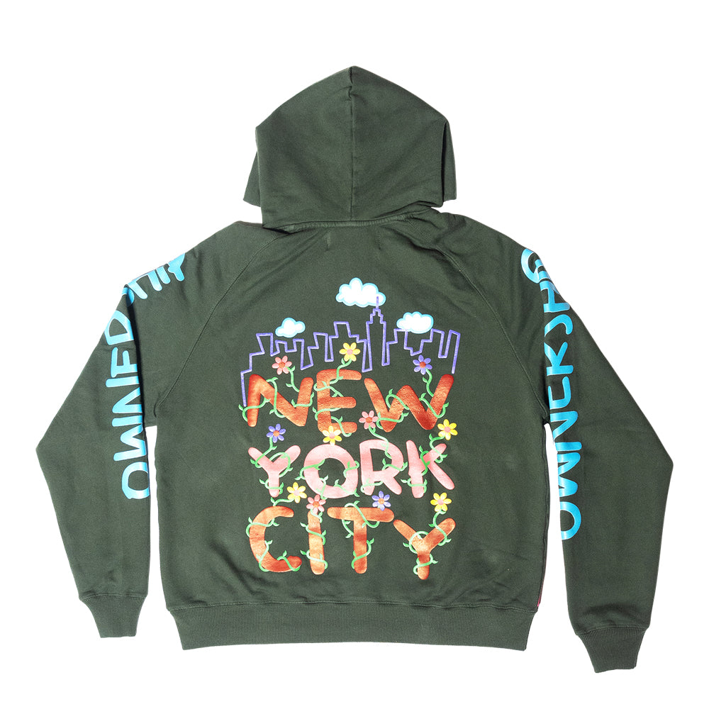 Ownership X Jae Tips Hoodie - Green &amp; Blue 2