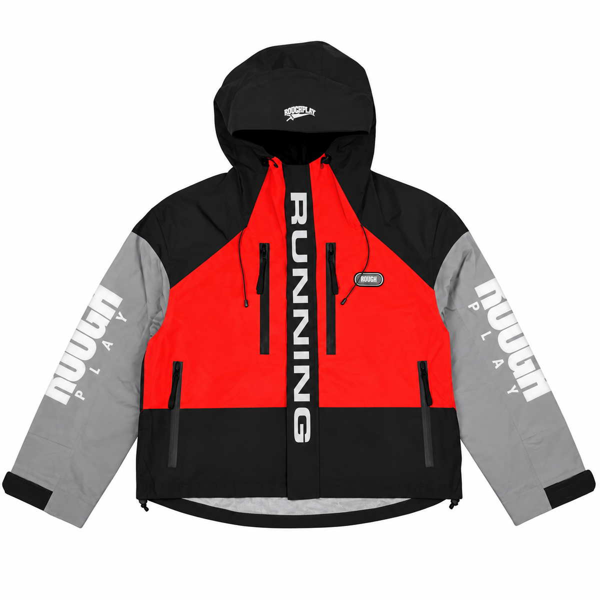 Men's Roughplay Track Jacket Black/Red wterresitsetjkt-red