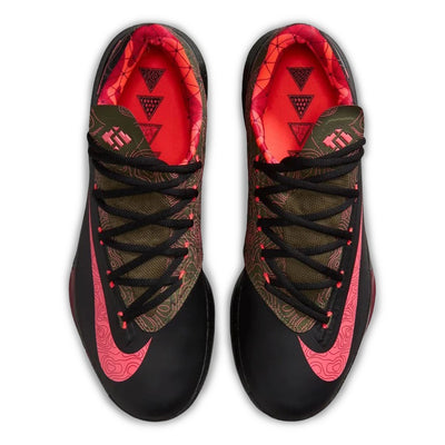 Men's Nike KD 6 Meteorology Black/Atomic Red-Medium Olive-Noble Red IM4409-001