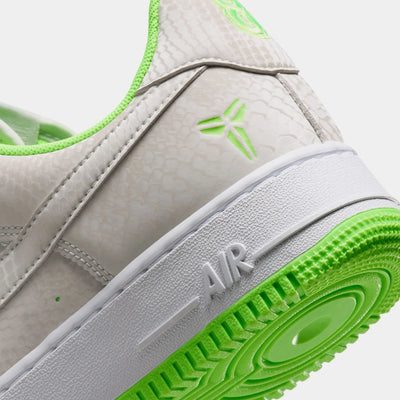 Men's Nike Kobe Air Force 1 Low Vast Grey/Electric Green/White IB0018-006