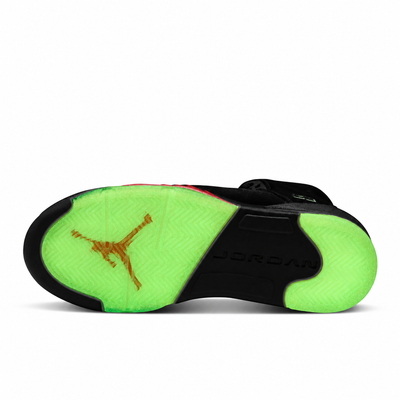 Big Kid's Air Jordan 5 Retro Halloween Black/Picante Red/Glow N The Dark HQ7980-001