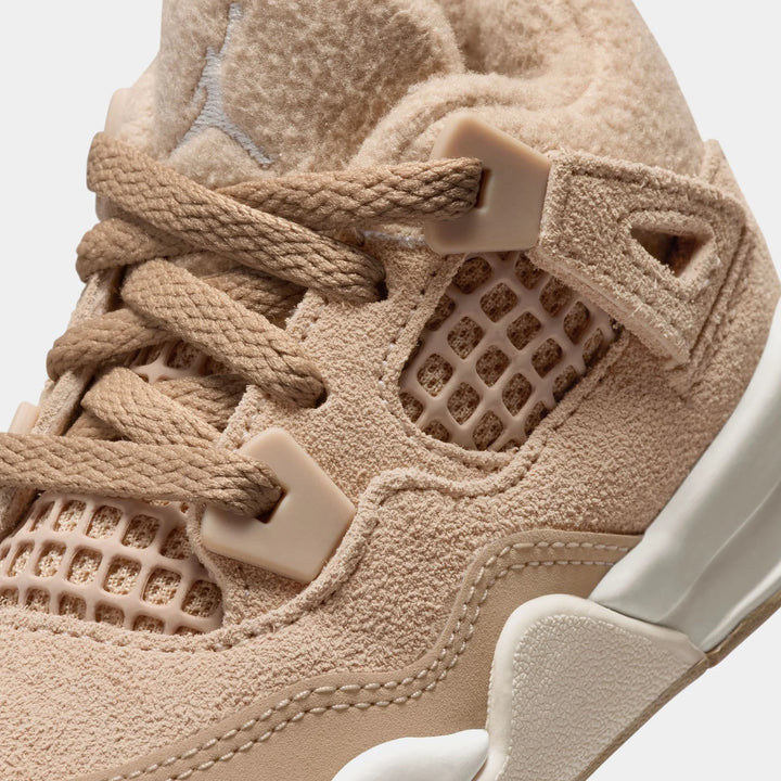 Air Jordan 4 Retro Toddler Sneakers - Cozy Girl
