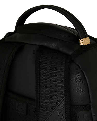 Sprayground Shark Central Embossed Black Nylon Backpack