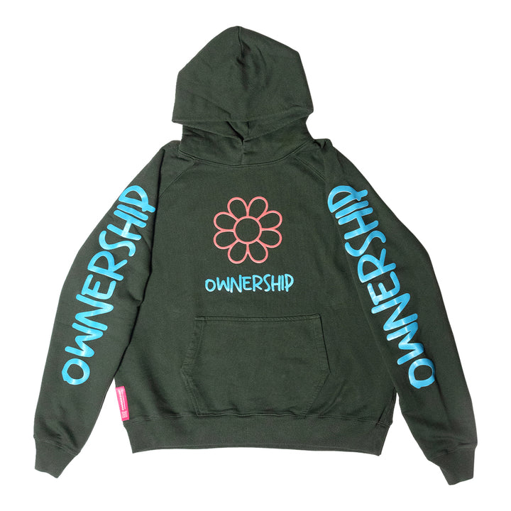 Ownership X Jae Tips Hoodie - Green &amp; Blue 1