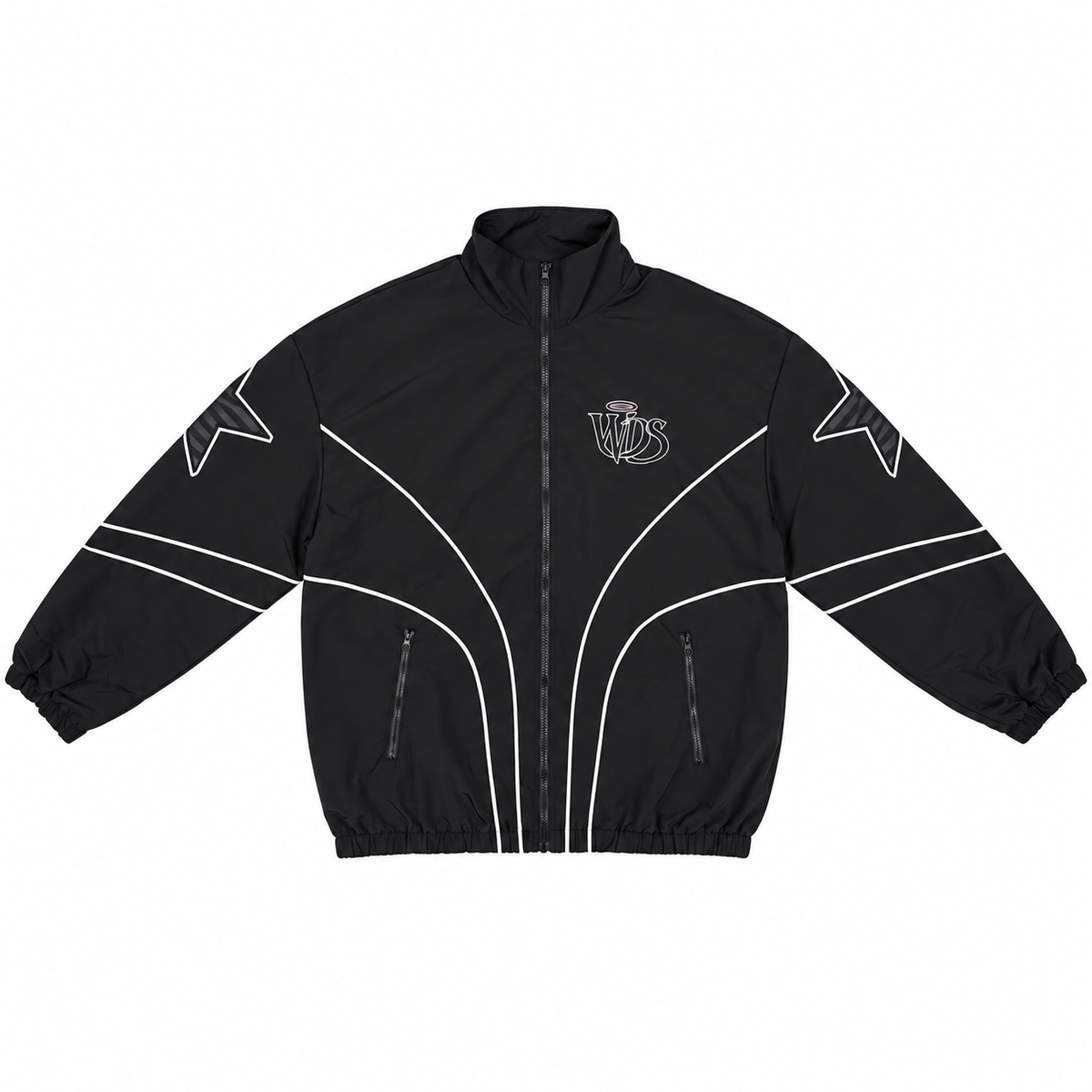 Men's Wave District Studio Nylon Jacket Black WDS-4J001A-BLK