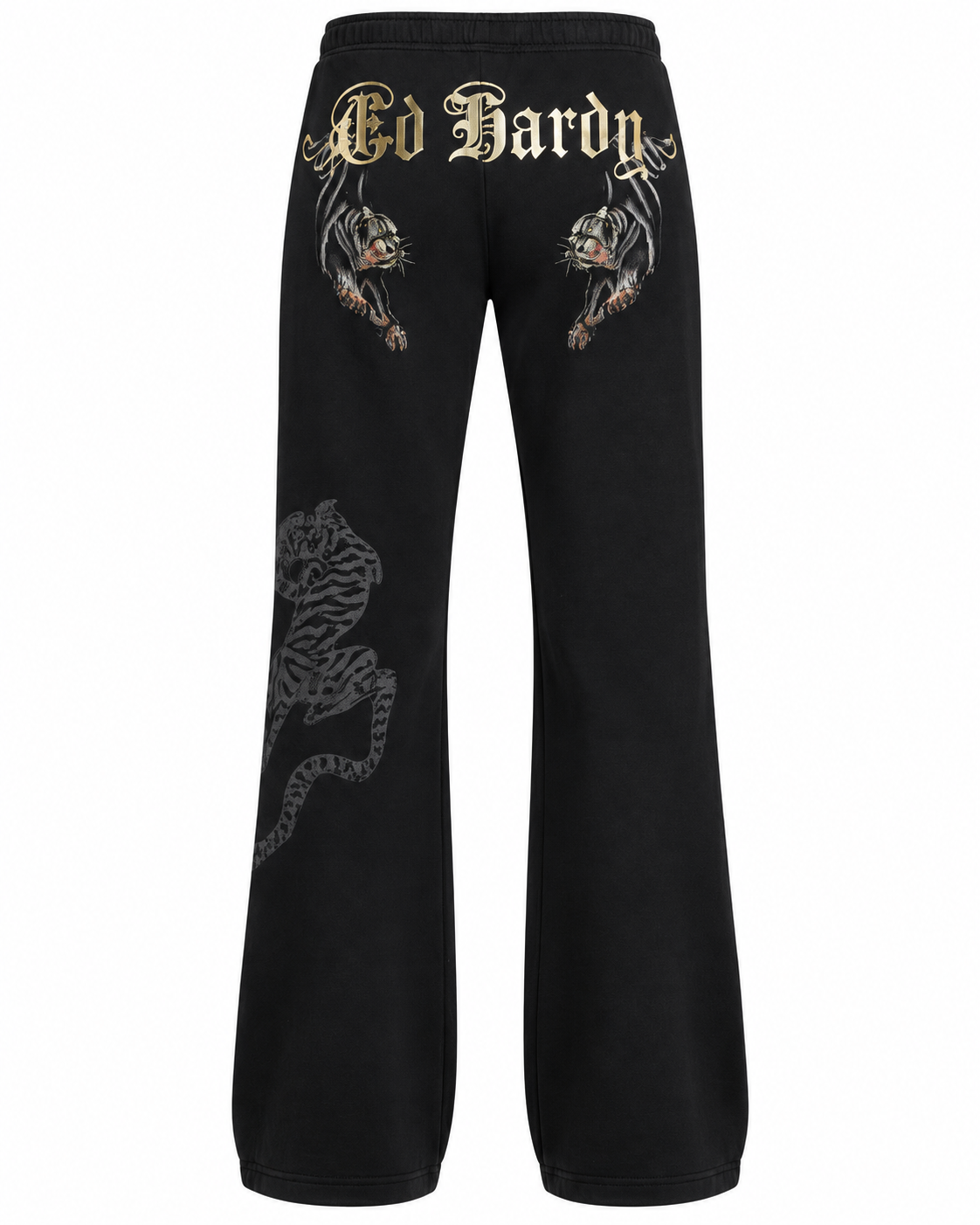 Women's Ed Hardy Panther Sweatpant Black EHW8200-121