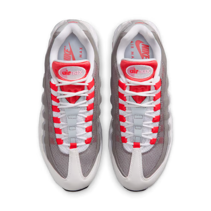 Women's Nike Air Max 95 Big Bubble White/Light Crimson-Pink Rise-Wolf Grey-Light Charcoal-Medium Grey HJ5996-101