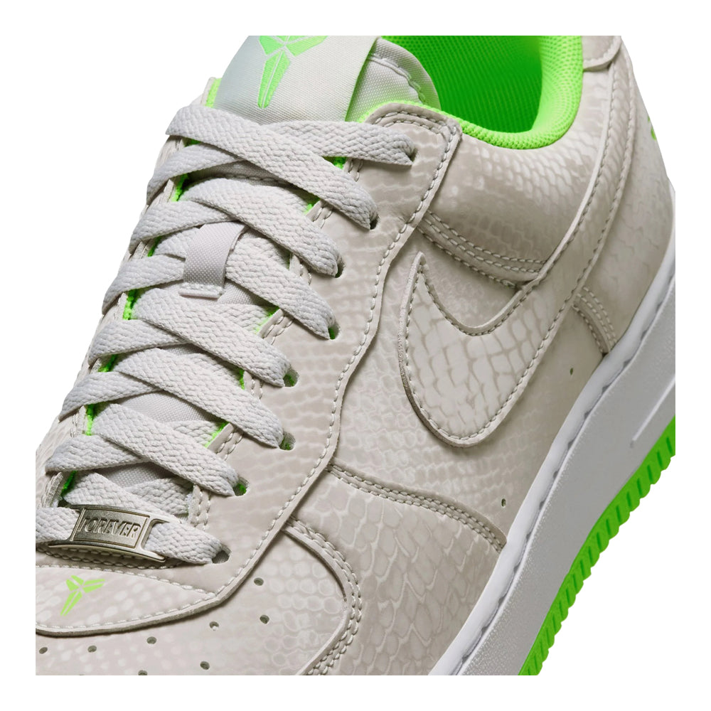 Men's Nike Kobe Air Force 1 Low Vast Grey/Electric Green/White IB0018-006