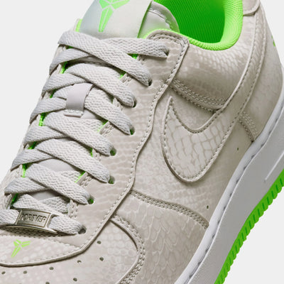 Men's Nike Kobe Air Force 1 Low Vast Grey/Electric Green/White IB0018-006