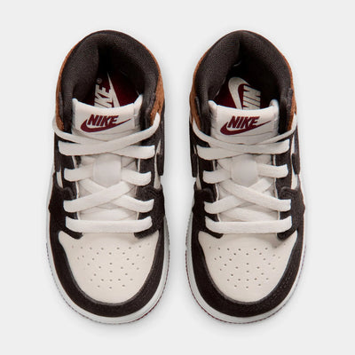 Air Jordan 1 Retro High OG Toddler's Love Letter Shadow Brown/Shadow Brown-Soft Pearl-Light British Tan-Team Red FD1413-201