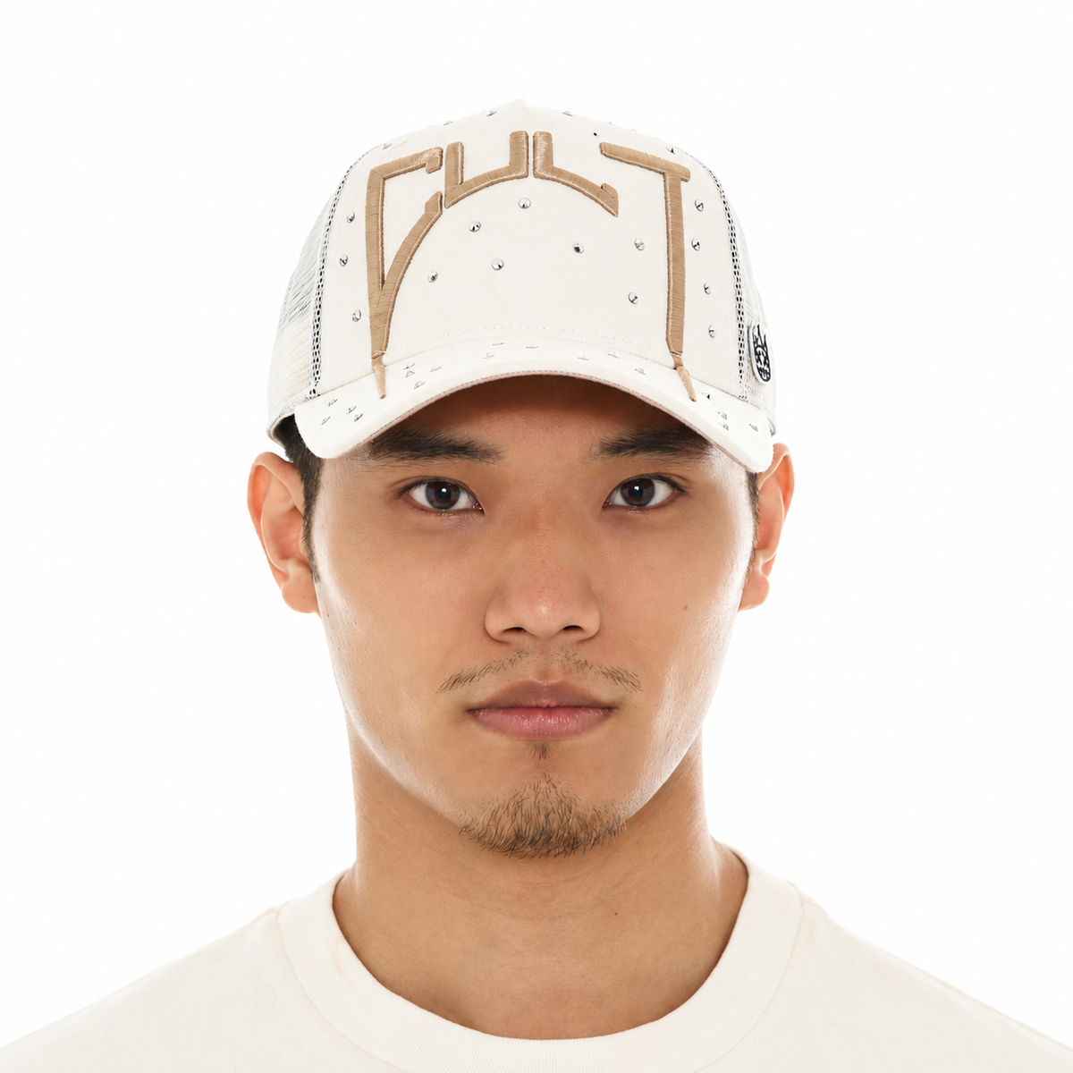 Cult of Individuality Trucker Hat Cult Arch Logo 626ac-ch68a-wiwh