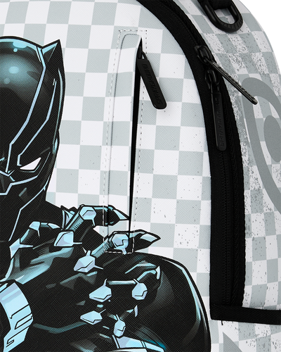 Sprayground Marvel Black Panther Wakanda Forever On White Check Backpack