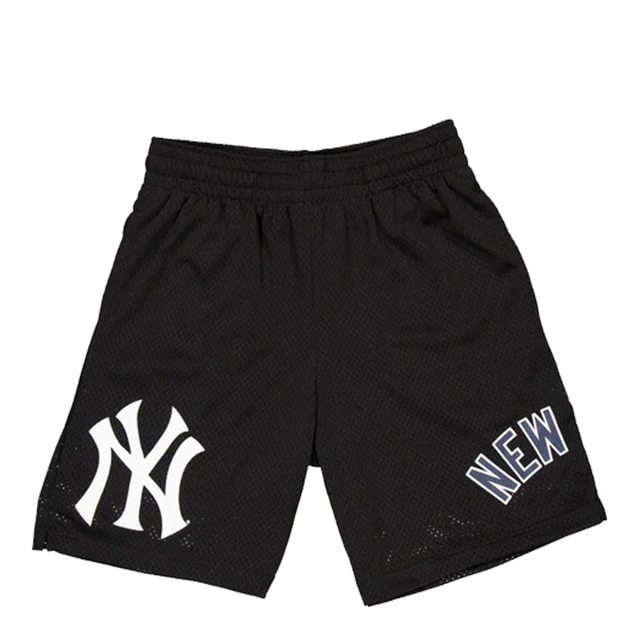 New Era New York Yankees Core Black Mesh Shorts