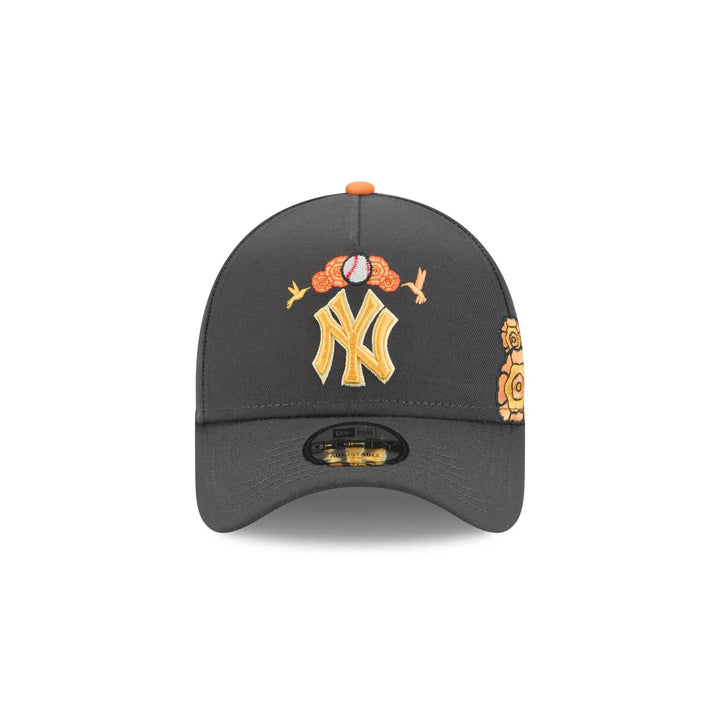 New Era New York Yankees Day of the Dead (Dia De Muertos) 9FORTY A-Frame Snapback Hat 3