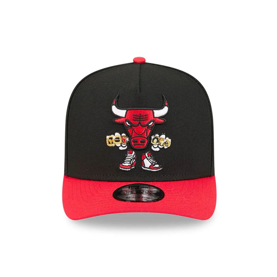 New Era Chicago Bulls "Injection Cartoon" 9FIFTY A-Frame Snapback Hat 2