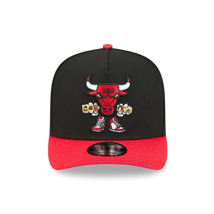 New Era Chicago Bulls "Injection Cartoon" 9FIFTY A-Frame Snapback Hat 2