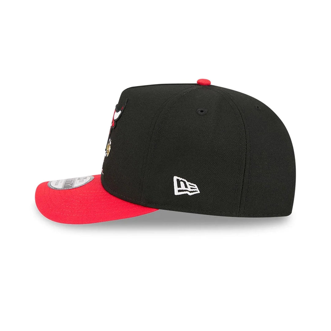 New Era Chicago Bulls "Injection Cartoon" 9FIFTY A-Frame Snapback Hat 3