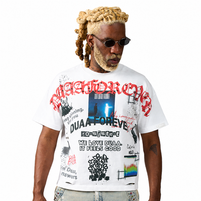 Men's Duaa Controller White T-Shirt controlltee-wht
