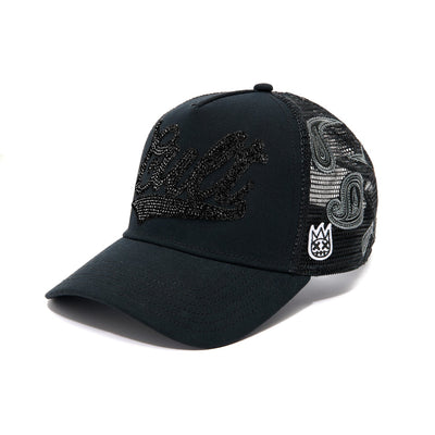 Men's Cult Of Individuality Paisley Shimuchan Logo Mesh Back Trucker Hat