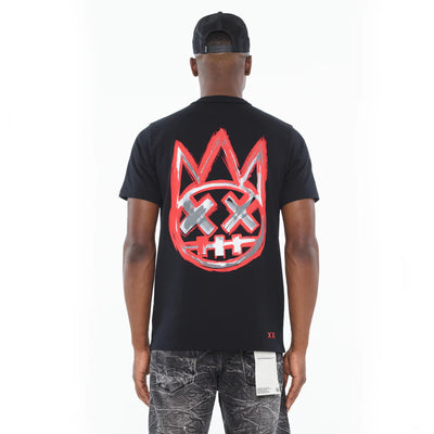 Cult of Individuality Heavyweight Men's T-Shirt - "Painter Logo" - Black 2
