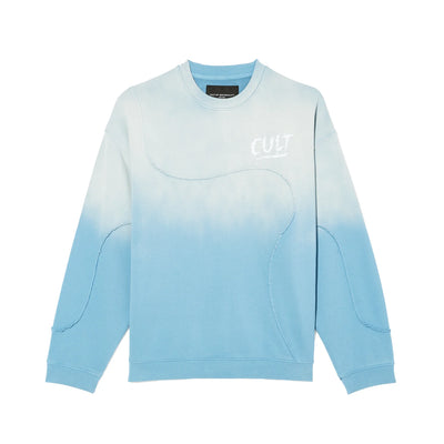 Men's Cult of Individuality Crew Novelty Sweatshirt in Blue Steel