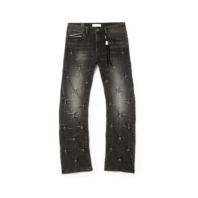 Men's Cult of Individuality El Alfa Premium Grunge Baggy 607 Jeans in Darts