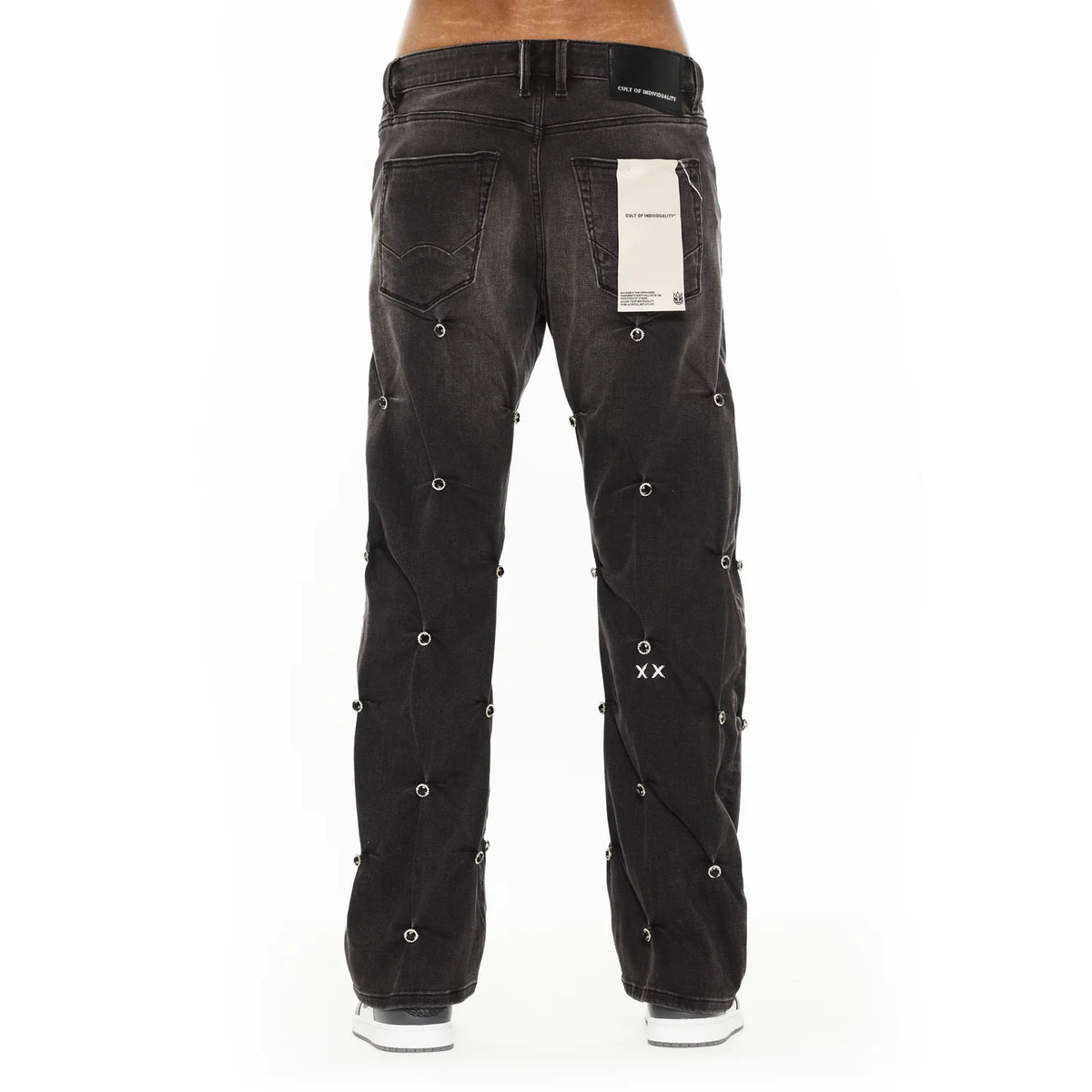 Men's Cult of Individuality El Alfa Premium Grunge Baggy 607 Jeans in Darts