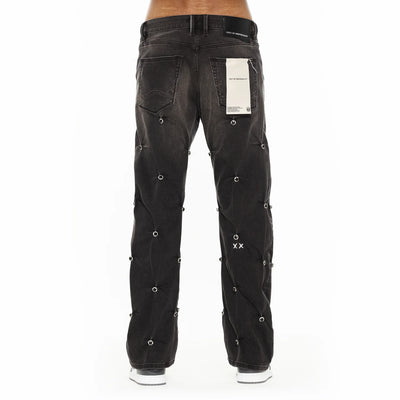 Men's Cult of Individuality El Alfa Premium Grunge Baggy 607 Jeans in Darts