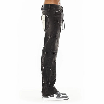 Men's Cult of Individuality El Alfa Premium Grunge Baggy 607 Jeans in Darts