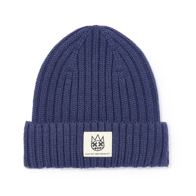 Men's Cult Of Individuality Knit Hat in Midnight Blue