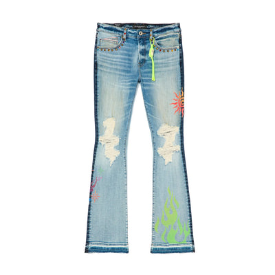 Men's Cult of Individuality Lenny Bootcut 603 Jeans in Sunny Daze