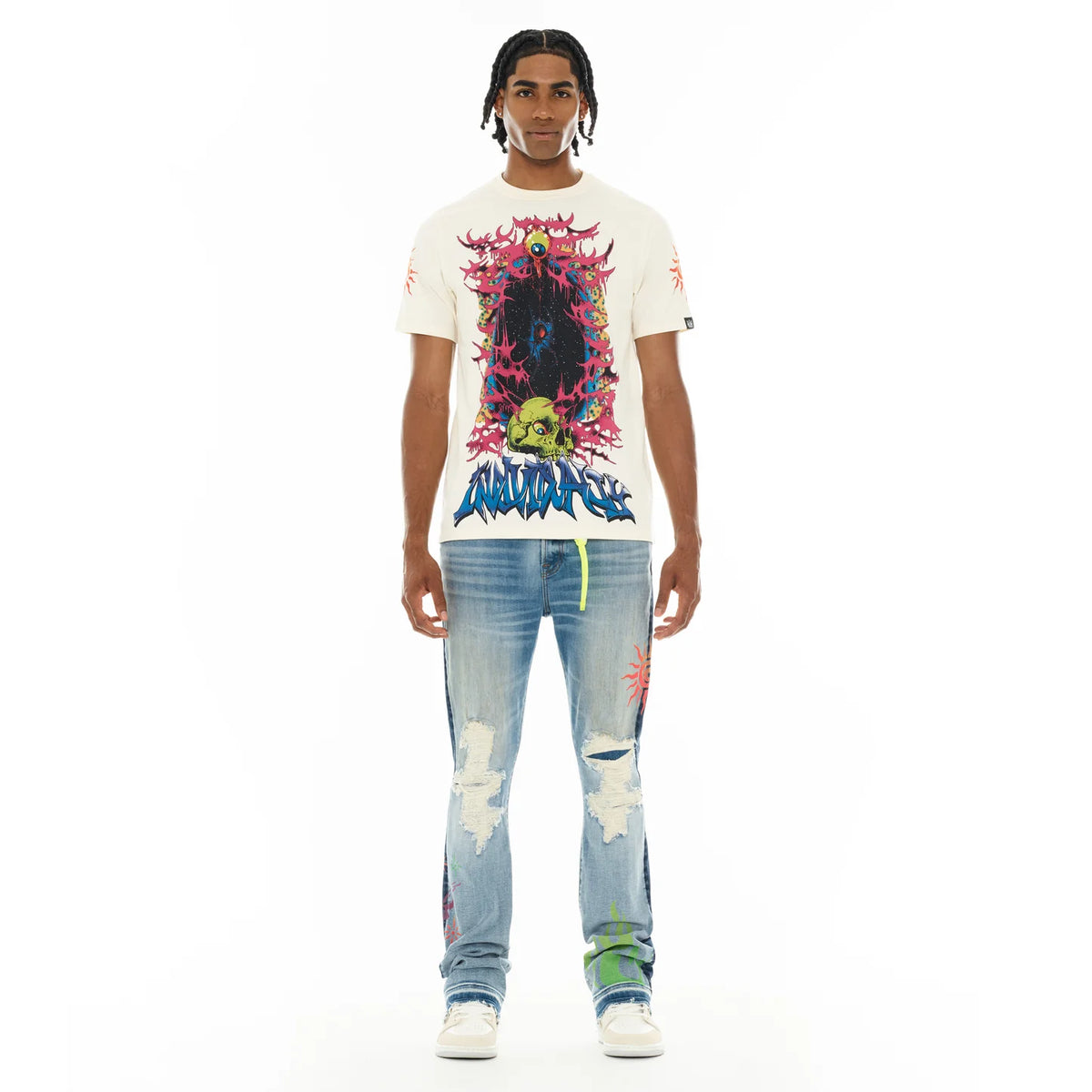 Men's Cult of Individuality Lenny Bootcut 603 Jeans in Sunny Daze