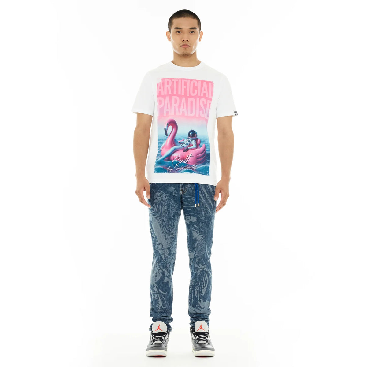 Men's Cult Of Individuality Rocker Slim 602 Jeans in Angels Laser