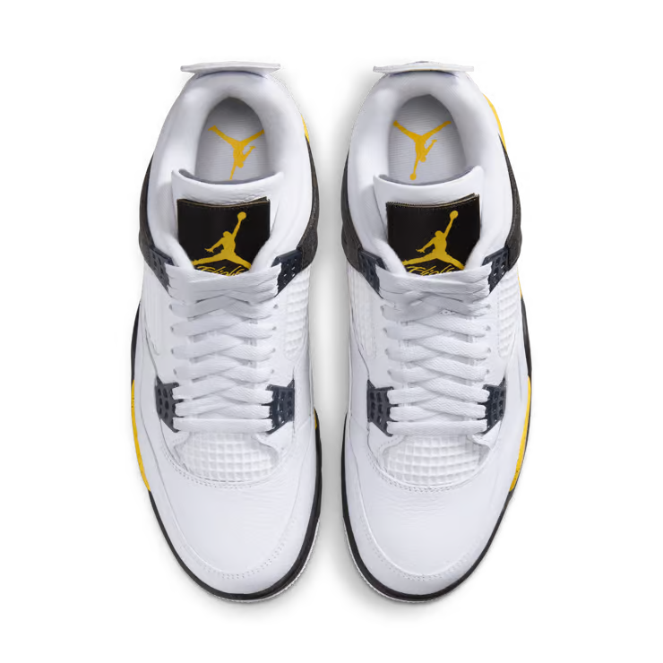 Men's Air Jordan 4 Retro Rare Air Tour Yellow White/Tour Yellow/Dark Blue Grey/Black IO2463-102