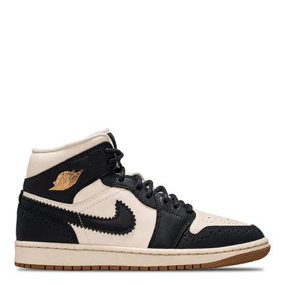 Women's Air Jordan 1 Mid SE Off Noir/Chalk/Pearl White IO0760-001