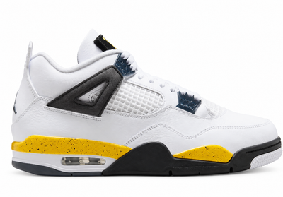 Men's Air Jordan 4 Retro Rare Air Tour Yellow White/Tour Yellow/Dark Blue Grey/Black IO2463-102
