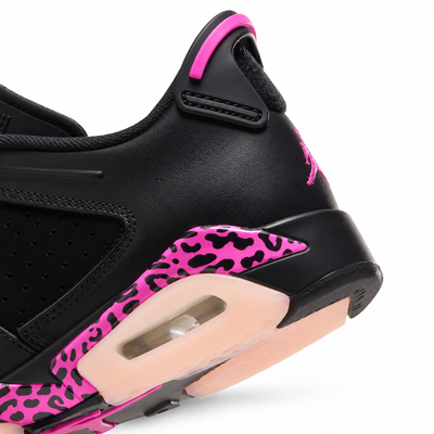 Big Kid's Air Jordan 6 Retro Low Black/White/Fierce Pink 768878-001