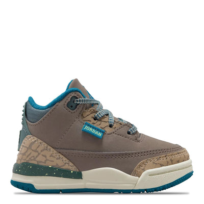 Air Jordan 3 Retro - Olive Grey - Toddler Sneakers