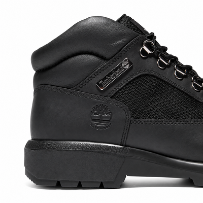 Men's Timberland Waterproof Field Boot Black Full-Grain tb0a42sgw02